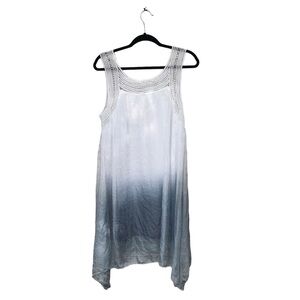 Nostalgia Gray and White Ombré Tank Blouse size XL